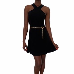 Ralph Lauren women’s black halterneck dress sz S